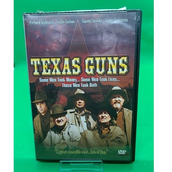 2 for 15 $ Texas Guns 1988 (DVD, 2005) Willie Nelson, Angie Dickinson Western - Picture 1 of 2